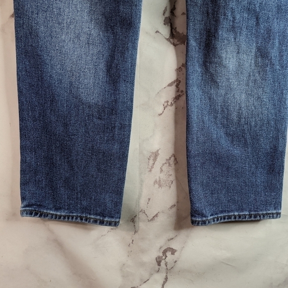 Pacsun Mom Jean Size 26 High Rise Rose Floral Embroider Distress Denim Button - Picture 10 of 12